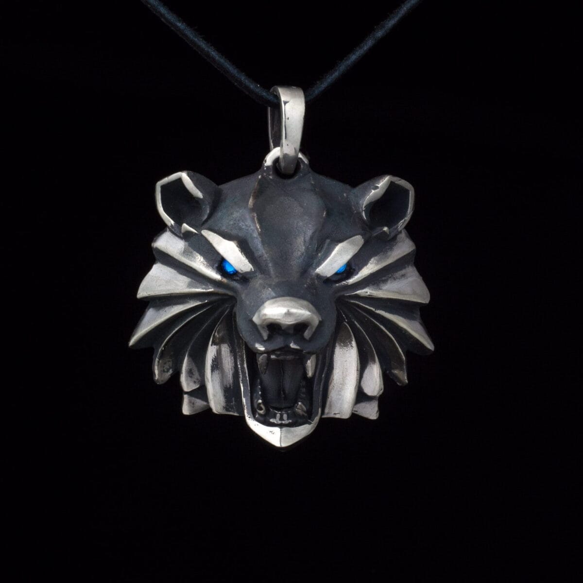 Bear Geralt Witcher Medallion Pendant - Image 1