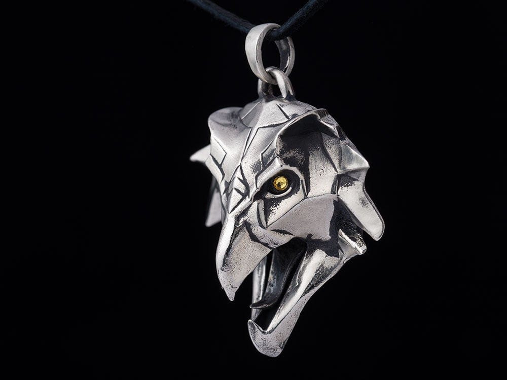 Griffin School Medallion Cosplay Pendant Griffin gryphon School Witcher Medallion Pendant - Image 1