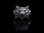 Geralt medallion Wolf Small Witcher Ring