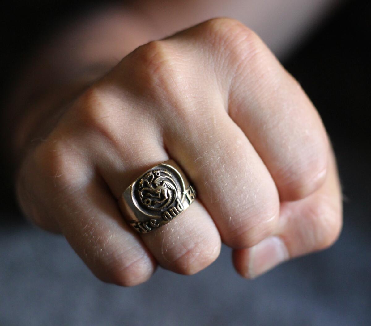 House Targaryen Fire and blood Ring - Image 3