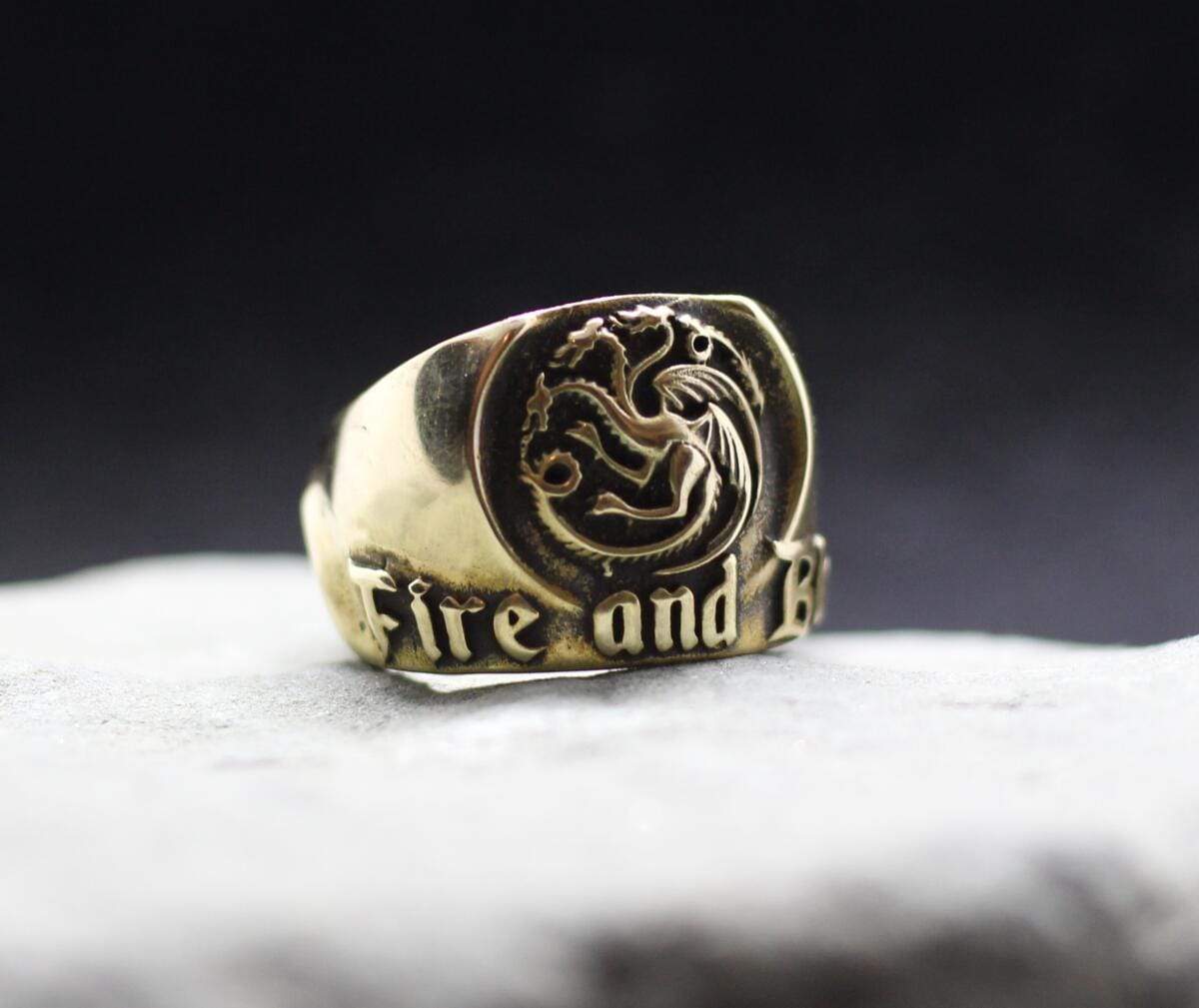 House Targaryen Fire and blood Ring - Image 7