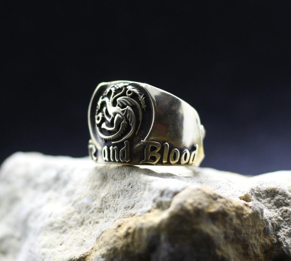 House Targaryen Fire and blood Ring - Image 5