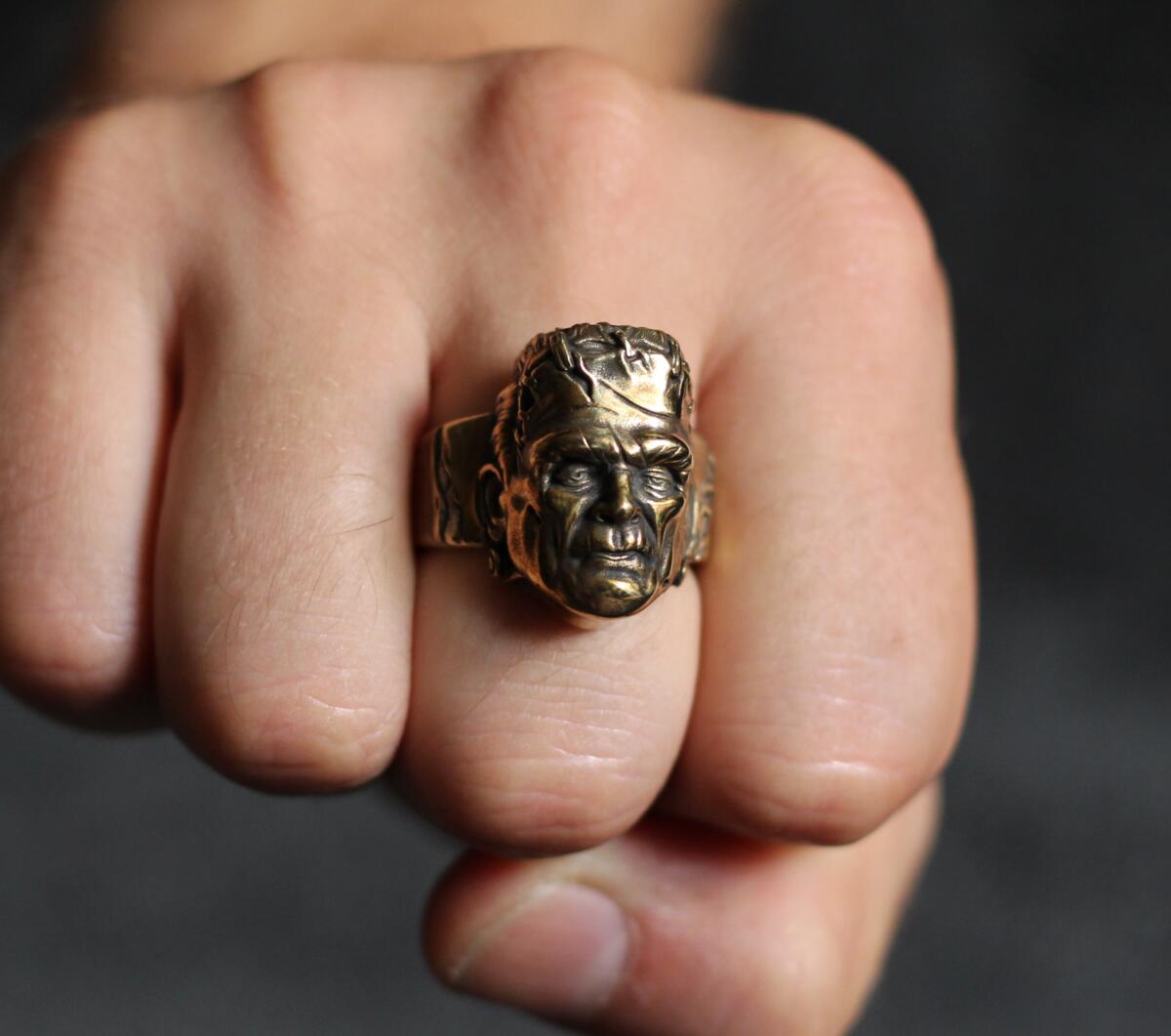 Frankenstein head ring